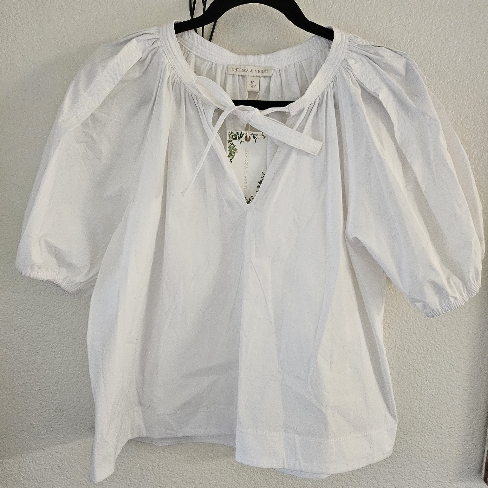 Chelsea & Violet White Blouse